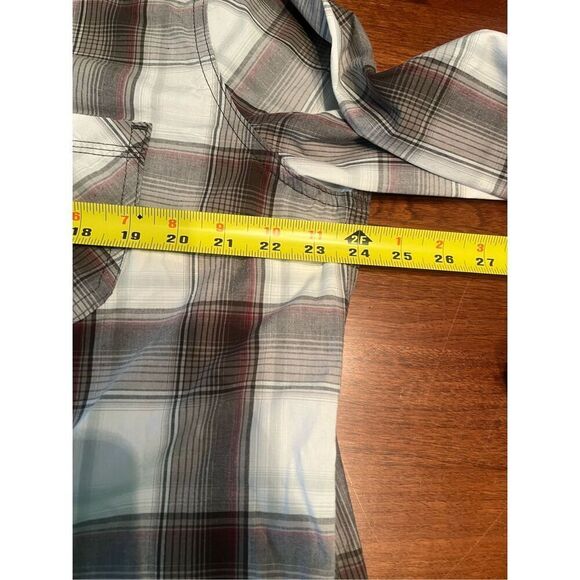 Carhartt Shirt Womens XXL (est) Tan Plaid Button Up Lightweight Pocket Long Slee - Picture 4 of 6